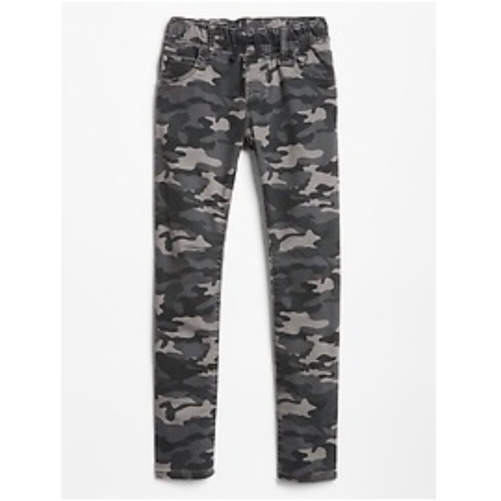 NEW Gap Kids Pull On Slim Fit Leg Elastic Drawstring Waist Jeans Denim Pants 10